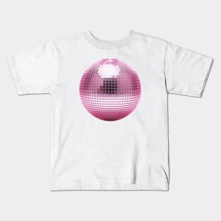 Pink Disco ball Kids T-Shirt